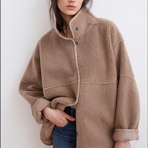Albany Reversible Sherpa Coat - Velvet